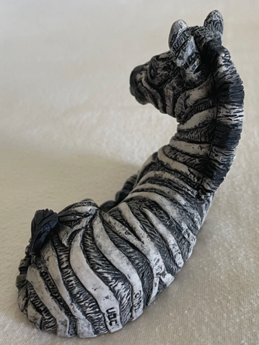 ZEBRA 1987 Stone Critters VINTAGE Baby Laying Down MADE USA SC-235 UDC - Picture 7 of 10