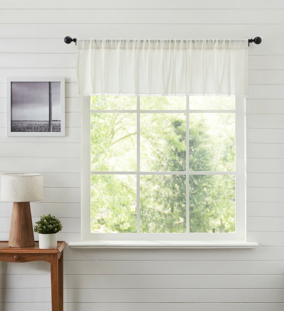 tobacco cloth valances Tobacco Cloth Antique White Patchwork Valance