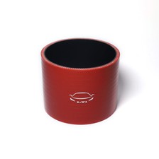 Universal 4-ply Reinforced 3.75 Id Straight Coupler Silicone Hose 95mm Red