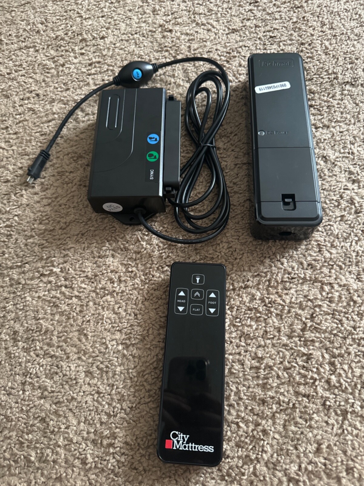 Richmat PN 2000007 HJC18 Adjustable Bed Control Box Leggett & Platt