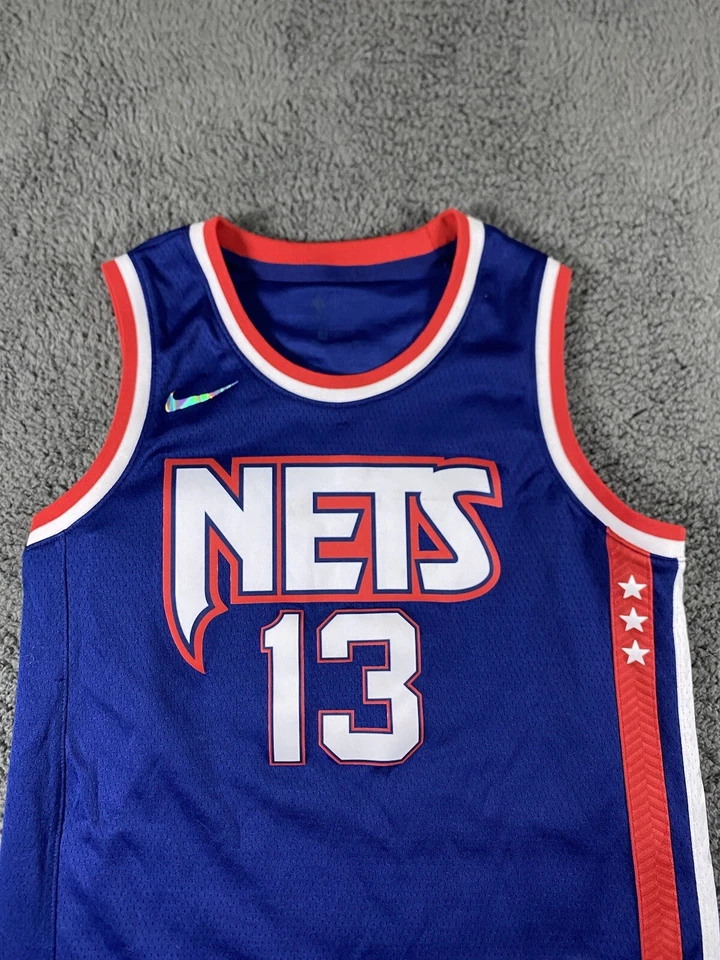 BOYS Nike Brooklyn Nets James Harden City Edition Jersey Medium Diamond 75th NBA - Image 2 of 4