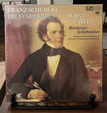 Schubert Die Symphonien Horst Stein Bamberger Eurodisc 5 Lp Box Set Sealed