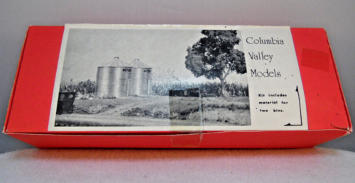 Columbia Valley Models N Scale Butler Bins Two Grain Bins Building Kit # 8704