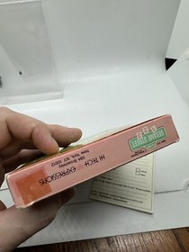 Sesame Street 123 Nintendo NES - Complete CIB + Poster & Reg Card Rare!