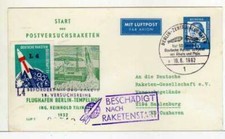 5396) DEUTSCHLAND 1962 Besch&auml;digt Nach Raketenstart 18 Ver