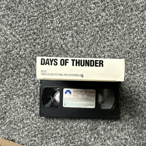 Days of Thunder Vhs 1990 Tom Cruise by Tony Scott Vintage - Picture 4 of 4