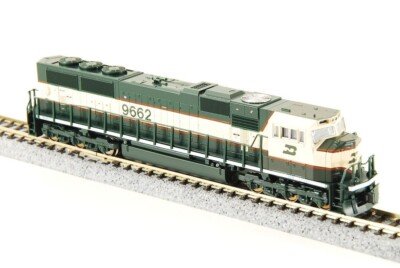 #ad KATO N Scale #176 6506 EMD SD70MAC BN #9662 Burlington Northern made in Japan $199.99