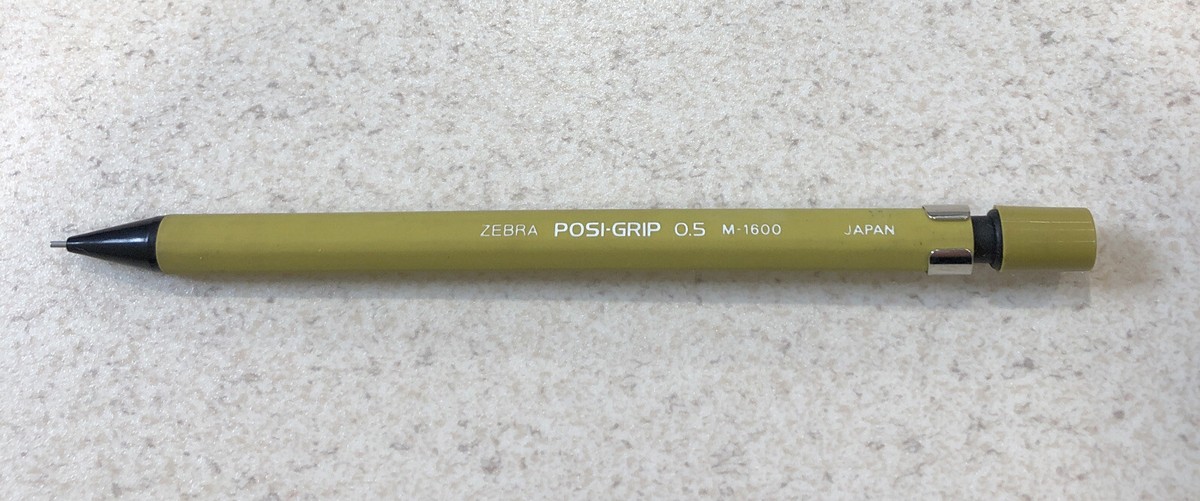 Zebra Posi Grip Pencil 0.5 M 1600 Olive Green | eBay
