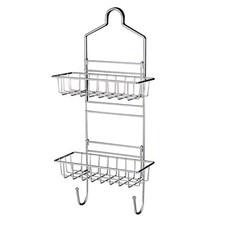 Bathroom Over Shower Head Basket Shelf Storage Hanger Organizer Soap Shampo USA