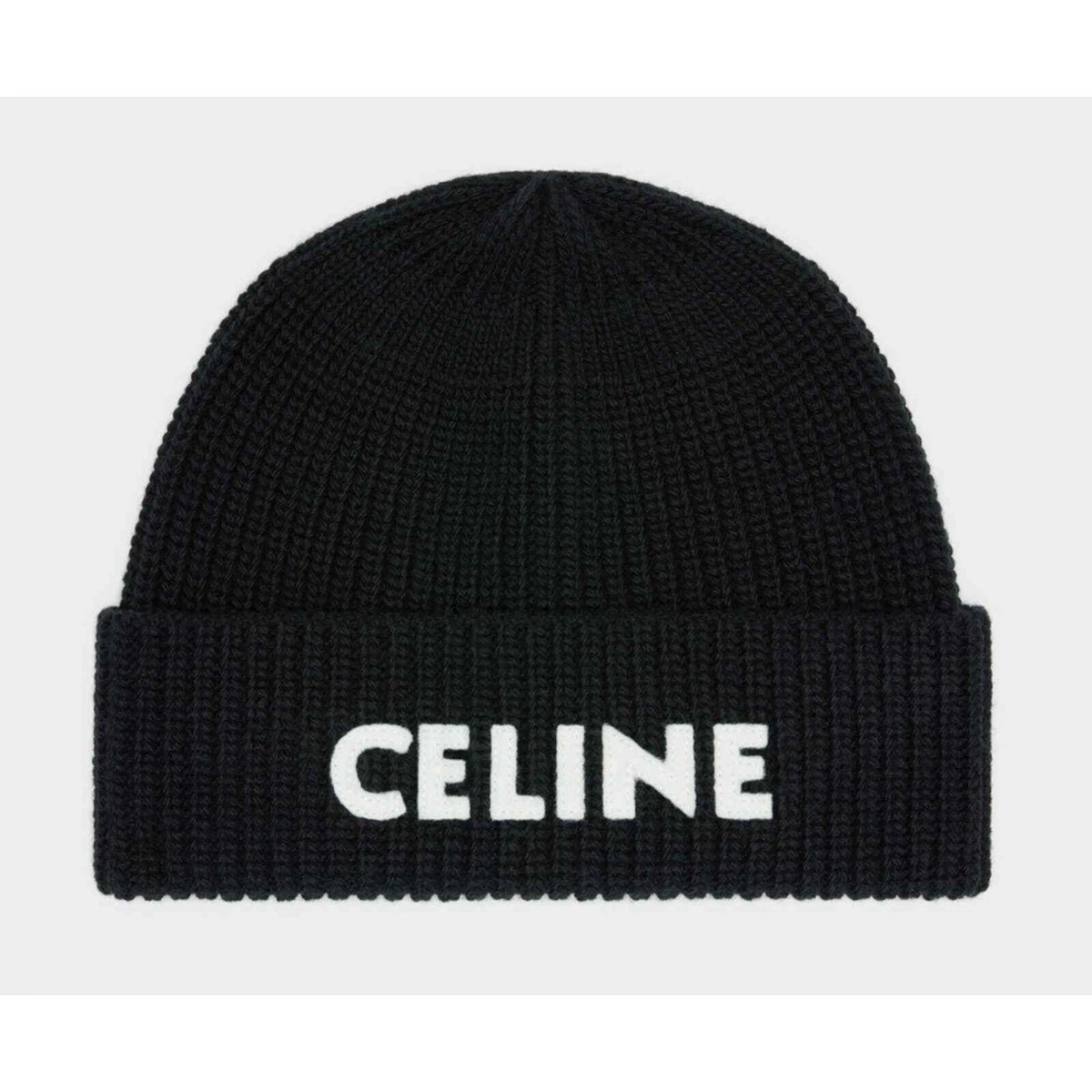 ユニセック】 celine - 新品正規品 22SS CELINE Logo Beanie ニット帽