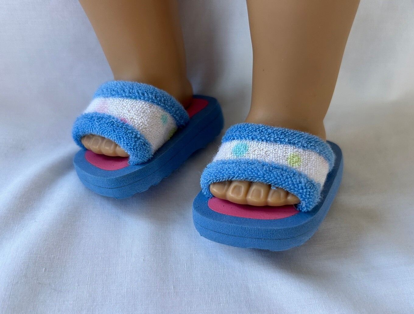 SAOLA Abito abito a bolla bambola americana 2004 in pensione solo pantofole punto blu ottime condizioni