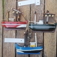 3 X Fischkutter Magnet Maritime Dekoration Segelboot Schiff Segelschiff Boot