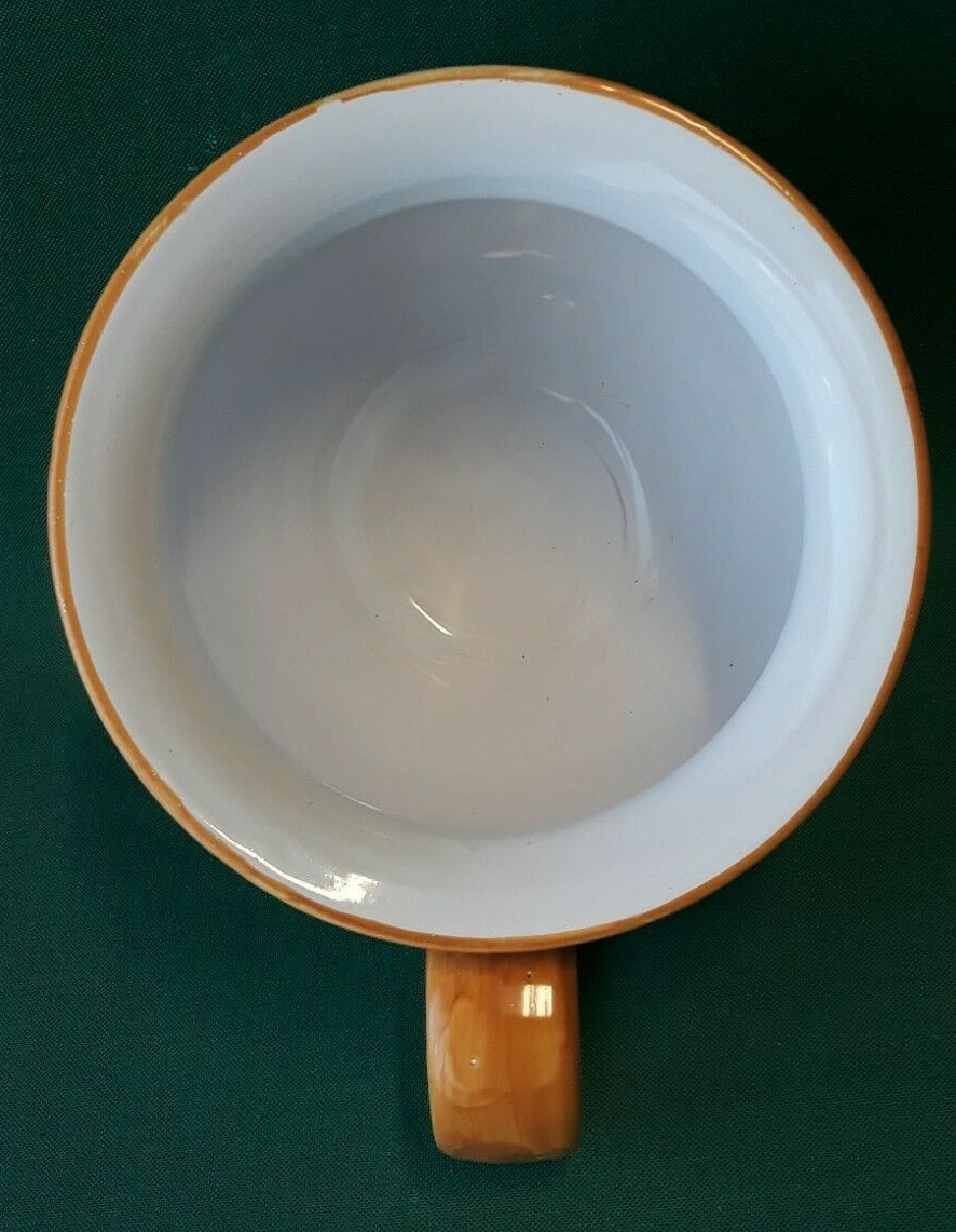 Pot De Chambre Antique Fin 800 - Porcelaine Peinte à La Main, Décor Floral, Objet D'art