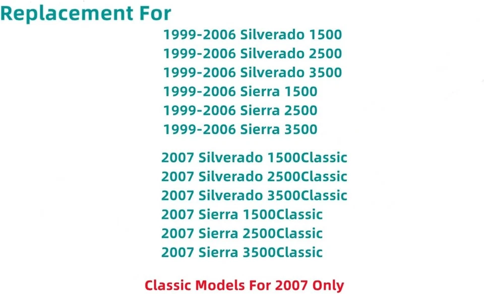 Manual Sliding Back Window Glass For 99-06 Sierra Silverado / 07 Classic Pickup — 第 4/4 张图片