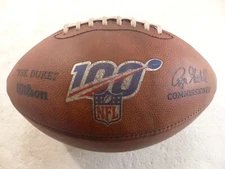 Wilson NFL "The Duke" 100th Anniversary Official Roger Goodell On Field Football