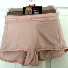NEW 3 Pack Maidenform Everyday Luxe BoyShorts Panties L/7 Multi-Color DM3TBS