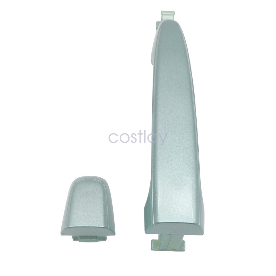 Silver Sliding Door Handle – Rear Left Or Right For 2004-2010 Toyota Sienna (No Keyhole)