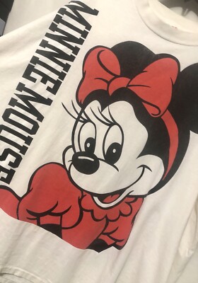 Vintage VTG Minnie Mouse Disney Designs Double Sided Tshirt Shirt
