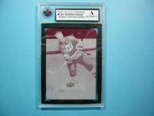 2021/22 UPPER DECK U.D CANVAS HOCKEY MAGENTA PRINTING PLATE C241 GORDIE HOWE 1/1