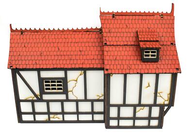 WWG Medieval Town - Maison médiévale (Peinte/Non peinte) deux