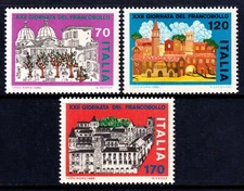 Italy 1980 Stamp Day - Children's Drawings Complete Mint MNH Set SC 1446-1448
