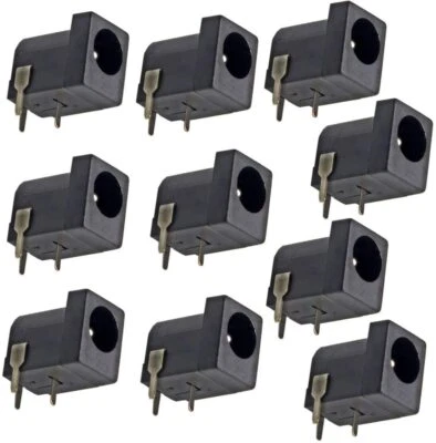 CALIFORNIA JOS Breadboard-Friendly 2.1mm PCB Mounting Female DC Power Barrel Jack