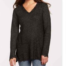 Stitches& Stripes Gray Sweater(Size Medium)