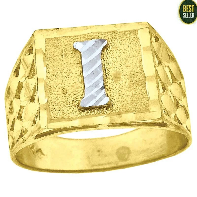 Mens 10kt online gold ring