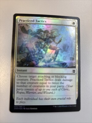 Practiced Tactics Magic The Gathering Foil 032/280 ZNR