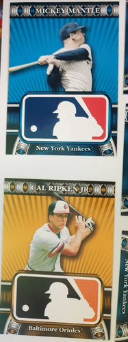 Juego completo de 50 cartas Topps BÉISBOL Logoman 2010 HTA SET ESPECIAL MANTLE RUTH ++ - Imagen 7 de 7