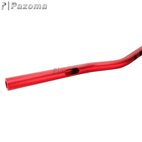 1" 25mm Red Billet Tracker Motorcycle Handlebar For Harley Sportster XL883 1200 - Picture 8 of 10