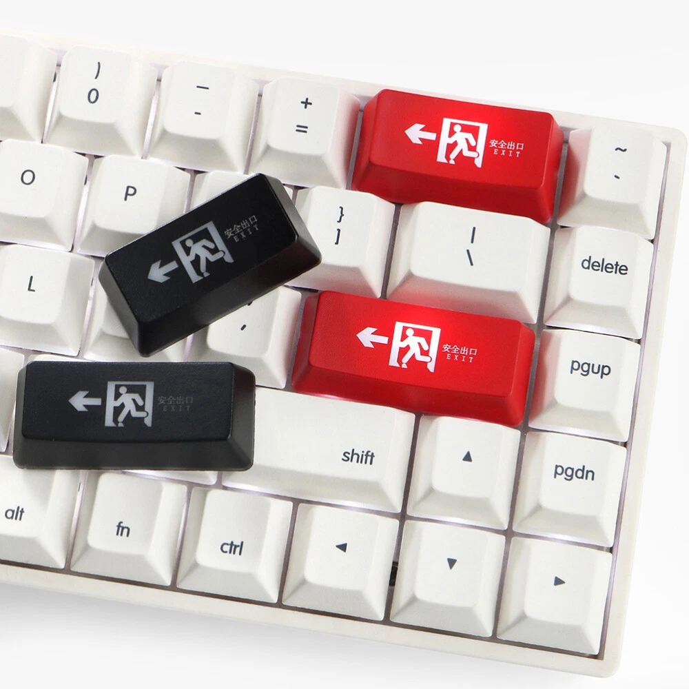 Transparent See-Through Mechanical Keyboard Keycap Replacement Set