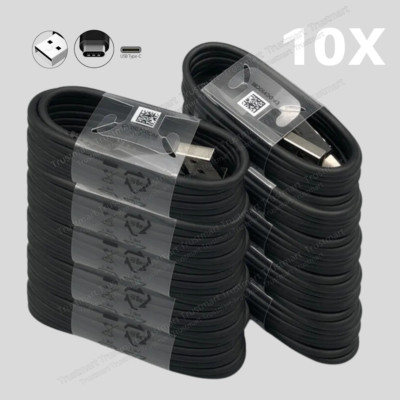 Wholesale Bulk Lot 10X USB C Type C Cable Android Samsung Fast Charger Data Cord