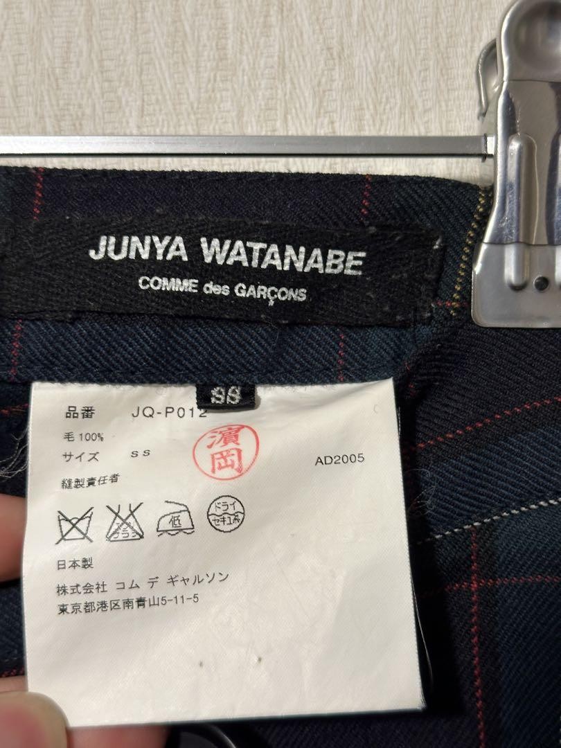 USED JUNYA WATANABE 2005 WOOLGABA CHECK PANTS GOOD M-9662 | eBay