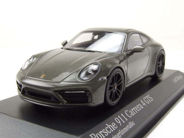 Porsche 911 992 Carrera 4 Gts 2019 GrüN Metallic Modellauto 1:43 Minichamps-image