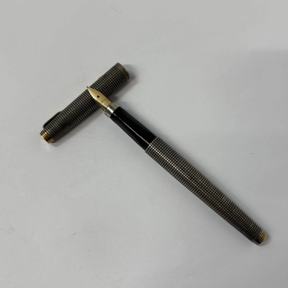 Parker Gold, 14K Nib Sterling Silver Collectible Fountain Pens for