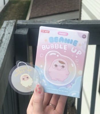 POP MART PUCKY Beanie Bubble Up Crying Bubble Plush New