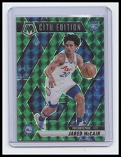 2024-25 Panini Mosaic #277 Jared McCain Green Mosaic