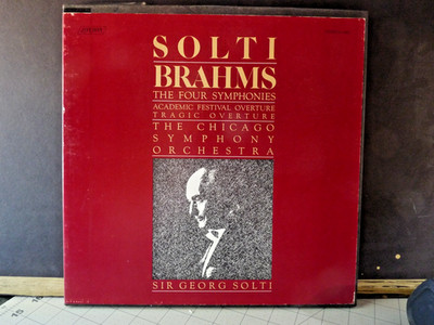 Solti directs The Four Symphonies, Academic Festival Overture, Tragic Overture