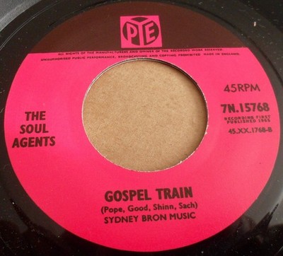 THE SOUL AGENTS - Gospel Train - MOD HAMMOND CLASSIC   REPRO/REISSUE. HEAR IT