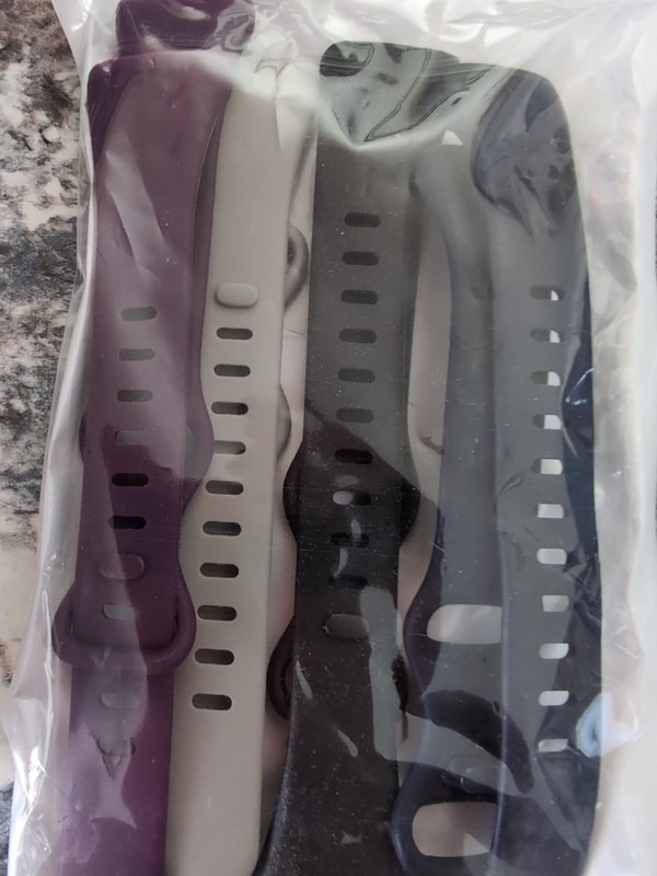 Wrist Bands For Fitbit Charge 5 - Black, Navy, Purple And Grey