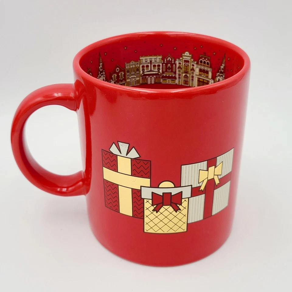 Taza de café de cerámica para fiesta de Navidad muy feliz Mickey’s de los parques de Disney 2025 nueva Foto 3 de 3