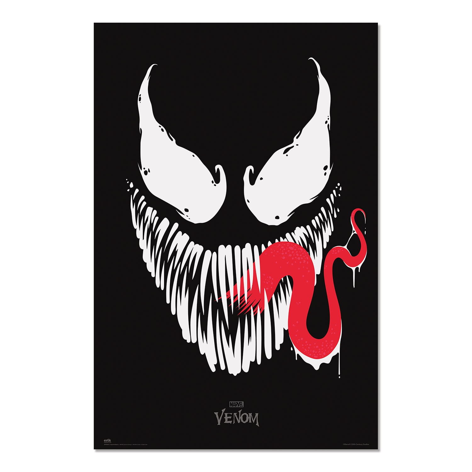 Poster VENOM - Face - Tongue - Marvel 61x91,5cm NEU 59233ge