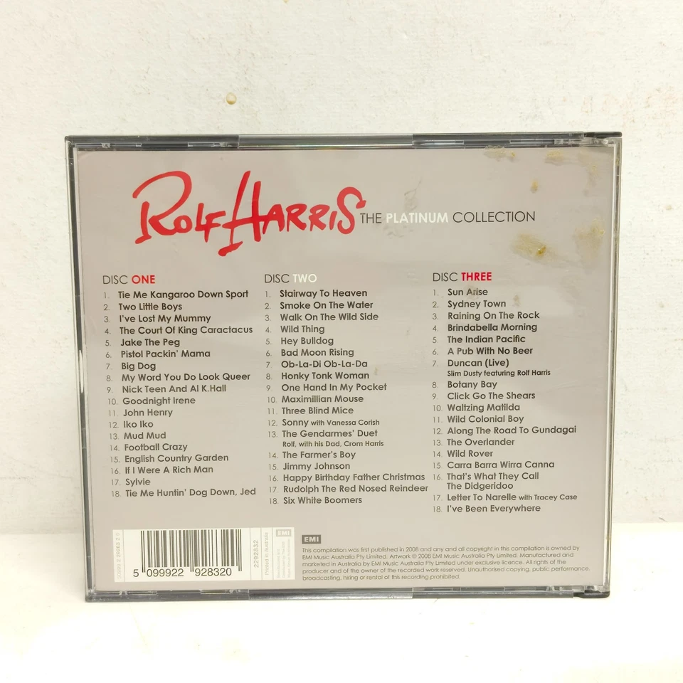 Rolf Harris - The Platinum Collection - 3 CD Set - Image 3 of 3