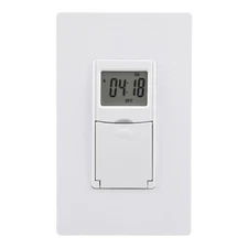 DEWENWILS Indoor in Wall Timer Switch for Light, 7 Day,Neutral Wire Required,