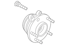 Genuine Nissan Value Advantage™ HUB ASSY FRONT LH D0203-JP11JNW