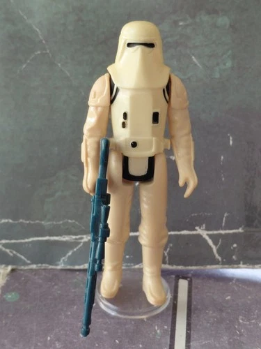 Star Wars 1980 Imperial Snowtrooper Hoth No Cape Kenner China W/ Weapon & Base