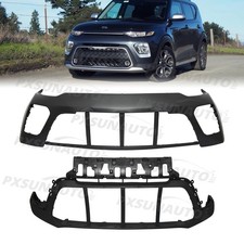 Front Bumper Cover Upper Lower 2pcs For 2020 2021 2022 Kia Soul Ex Lx S X-line