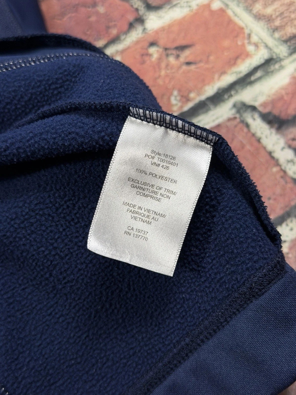 Mercedes-Benz Navy Blue Softshell Full Zip Performance Jacket Men’s Large - product detail image 11