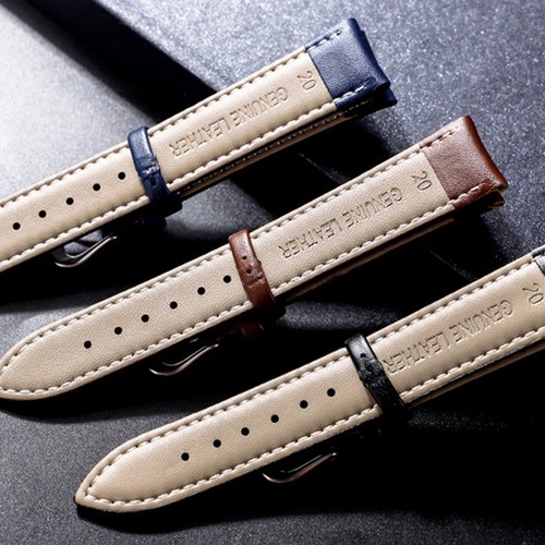 Men's Women Genuine Leather Watch Strap Band 12/14/16/18/19/20/21/22/24mm LOT - Picture 10 of 20